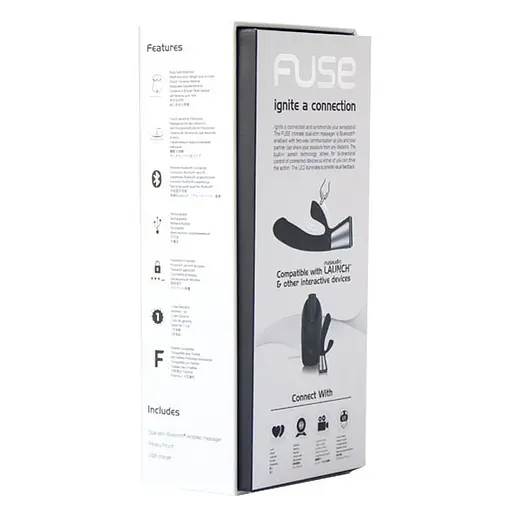 Вібратор-кролик Kiiroo Ohmibod Fuse 18 см чорний - фото 6