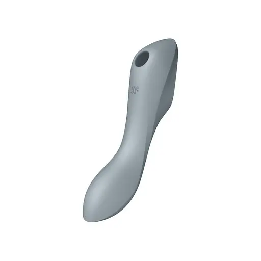 Вакуумный стимулятор клитора с вибрацией Satisfyer Curvy Trinity 3 серый - фото 2