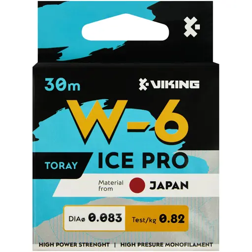 Волосінь Viking Fishing Ice Pro W-6 30 м (clear) 0.083 мм 0.82 кг - фото 2
