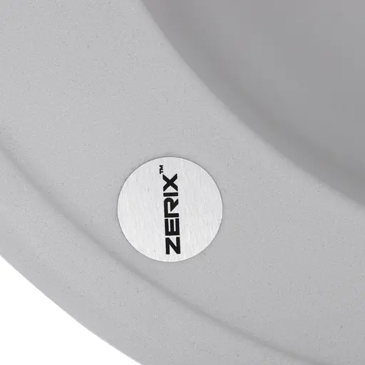 Кухонна мийка Zerix ZS-510R-01 white ZX4531, Білий матовий - фото 2