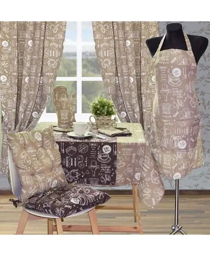 Серветка Прованс Beige Breakfast, 45х35 см, бежевий (11085) - фото 2