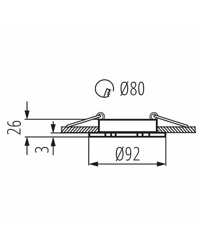 Точковий світильник Kanlux 19456 Seidy GX5.3 1x50W IP20 - фото 3