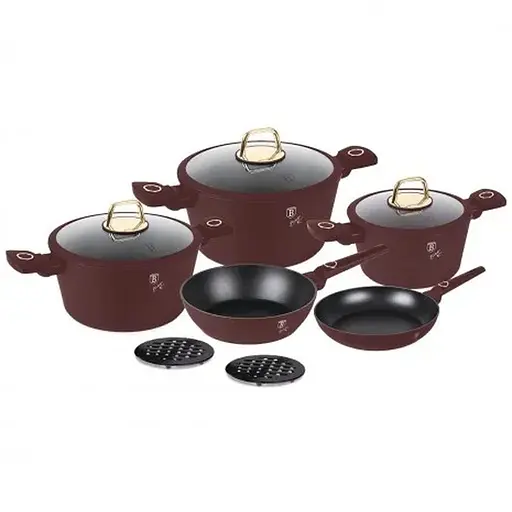 Набор посуды 10 предметов Berlinger Haus Leonardo Collection (BH-8050)