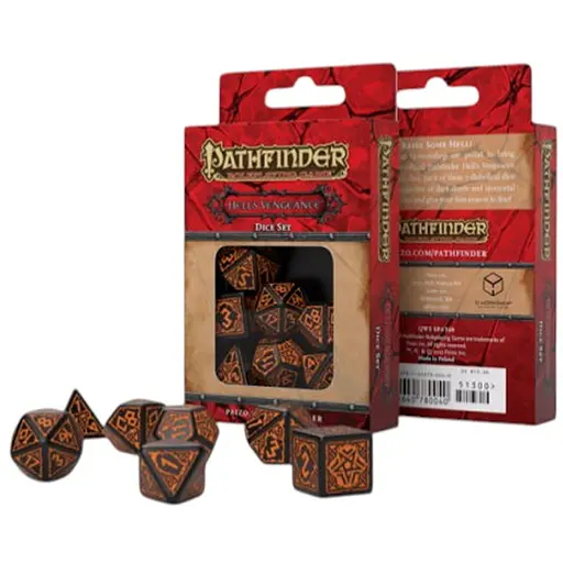 Набір кубиків Pathfinder Hell's Vengeance Dice Set , 7 шт. (SPAT20) - фото 1
