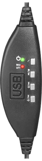 Наушники Gryphon 750U USB Black (63752) Defender teh0021851 - фото 4