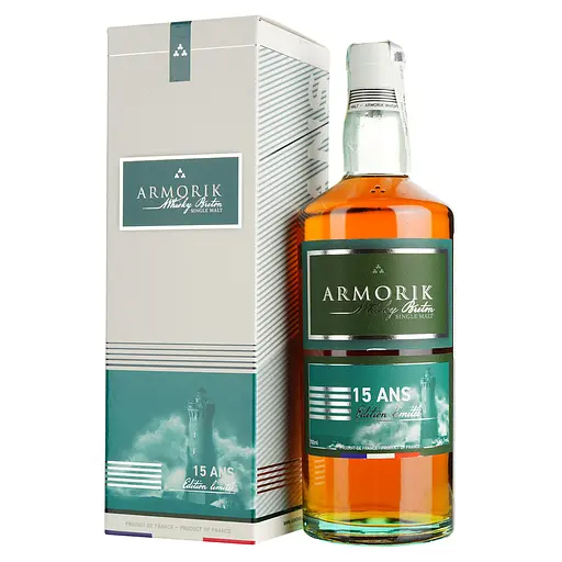 Віскі Armorik Malt 15 Year Old 46% 0.7 л в подарунковій упаковці