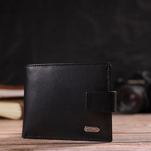 Чоловічий шкіряний гаманець Canpellini 11х9х1 см acs0025625 - фото 6