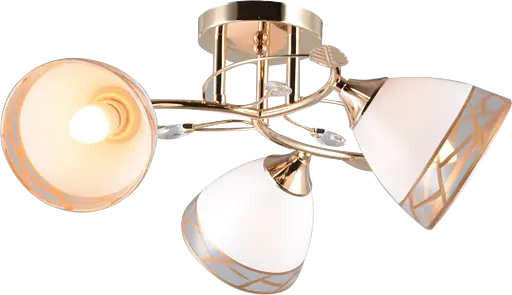 Люстра декоративна V MH35626/3 Gold на 3 плафони