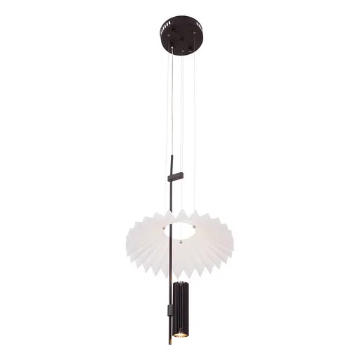 Люстра підвісна Brille в спальню LED 14W WW+NW+CW WH BK (BR-01 665S/2) - фото 7
