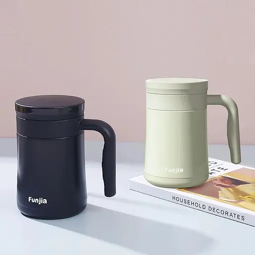 Термокружка Youpin Quijia Insulated Tea Mug Mocha Green (3277793) [153235] - фото 4