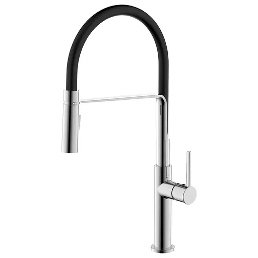 Смеситель для кухни Imprese Boa SS 55921 Черный - фото 1