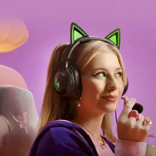 Навушники з мікрофоном Razer Kraken Kitty V2 Black (RZ04-04730100-R3M1) - фото 5