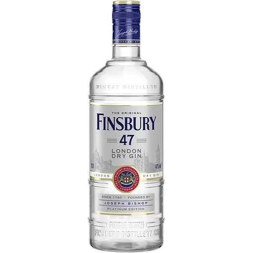 Джин Finsbury Platinum London Dry Gin 47% (2 шт. x 0.7 л) - фото 2