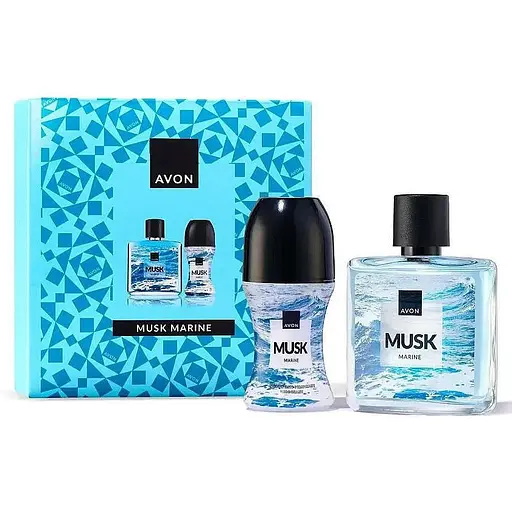 Набір Avon Musk Marine (edt/75ml + deo/50ml) (158511383) - фото 1