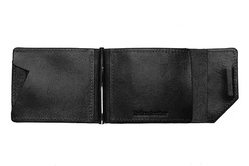 Зажим для денег глянец, черный Grande Pelle acs0032189 - фото 4