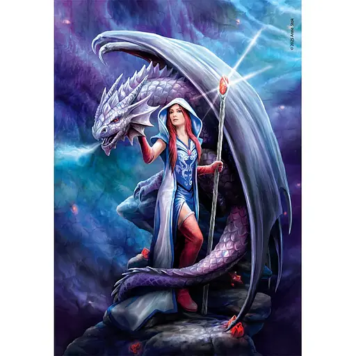Пазл Anne Stokes Dragon Mage - 1000 шт. Clementoni 39956 - фото 2