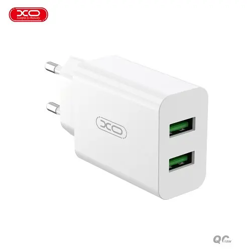 Сетевое зарядное устройство для XO L119 (EU) dual USB-A QC18W быстрое питание с TYPE-C cable Белый - фото 5