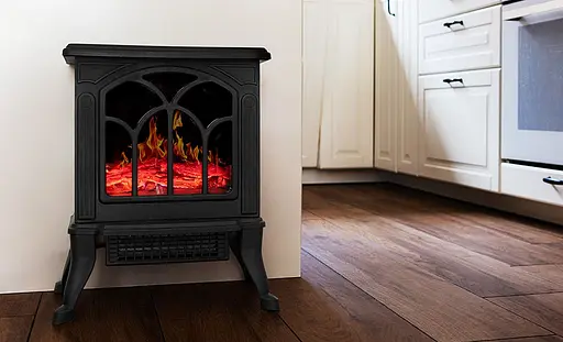 Камін Neo Tools електричний, декоративний, 30м кв., 1500Вт, керамічний нагрів. елемент (PTC), чорний - фото 4