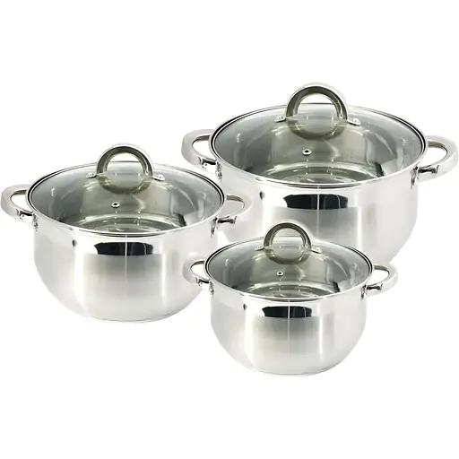 Набір посуди Zauberg зі скляною кришкою (000017763) - фото 1