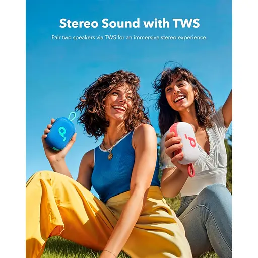 Акустика портативна Anker SoundCore Select 4 Go (A31X1031) синя - фото 8