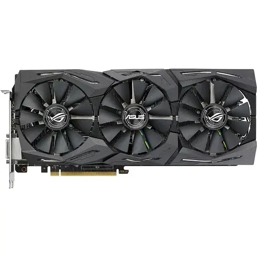 Видеокарта Asus GeForce GTX 1080Ti 11Gb Strix (ROG-STRIX-GTX1080TI-11G-GAMING) Б/У - фото 1