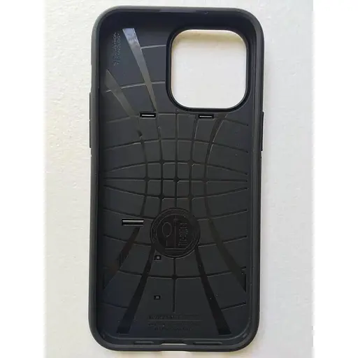 Оригинальный противоударный чехол Spigen Slim Armor (MagFit) MagSafe для iPhone 14 Pro  (6.1") Gunmetal ACS04673 - фото 5