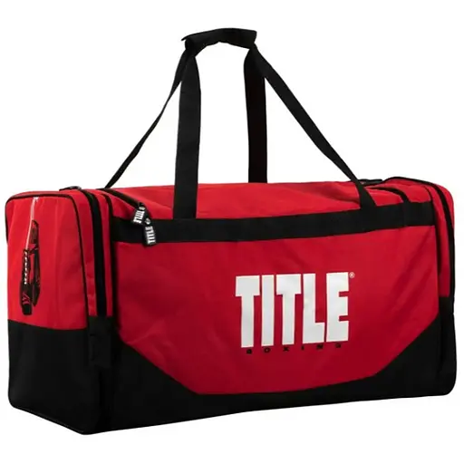 Спортивная сумка TITLE Boxing Deluxe Gear Bag Red 70 л (TBAG45 RD/BK) - фото 1