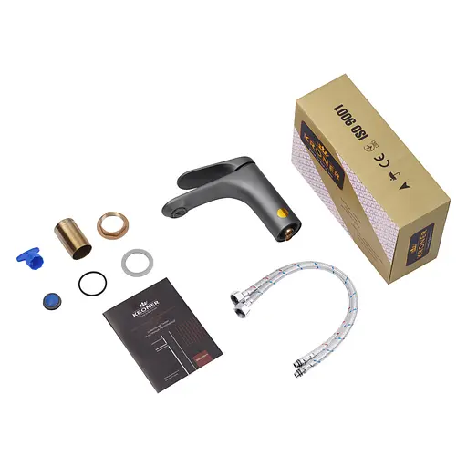 Смеситель для раковины Kroner KRM Linz - GRN010 (CV034903) - фото 6