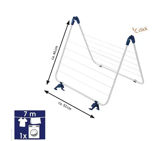 Сушилка для белья напольная Casa Si Flex Dry 4in1 White (CS92970D05) (DAS302400) - фото 9