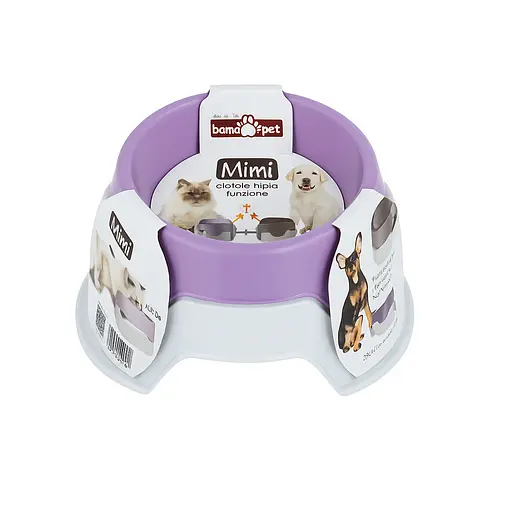 Миска для корма с регулируемой высотой Mimi 19x19x10/13h, сиреневый - фото 2