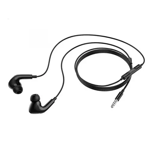 Навушники HOCO M101 Pro Crystal sound wire-controlled earphones with microphone Black - фото 3