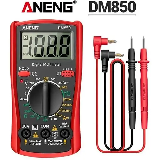 Мультиметр Aneng dm850 - Automatic Professional Digital Multimeter - фото 7