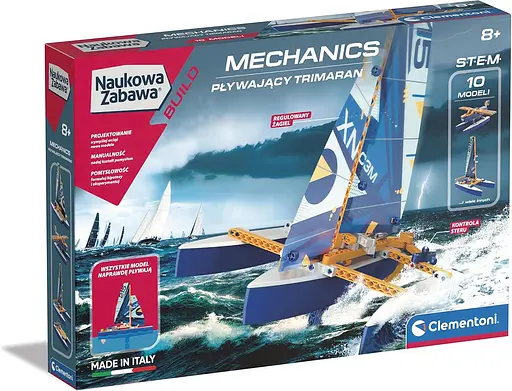 Інтерактивний конструктор 10 в 1 Плавучий тримаран - Clementoni 50698