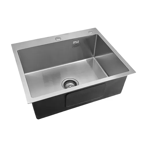 Кухонна мийка Kroner KRP Gebürstet - 6050HM (3,0/1,0 мм) CV022802, Нержавіюча сталь - фото 3
