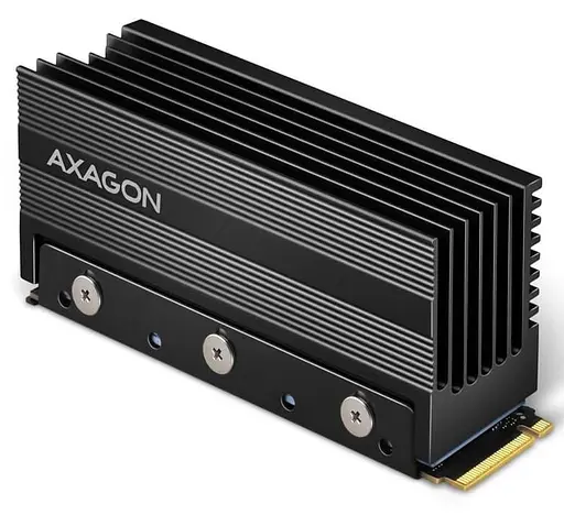 Радиатор з пасивним охолодженням для накопичувачив AXAGON CLR-M2XL heatsink for M.2 SSD - фото 1