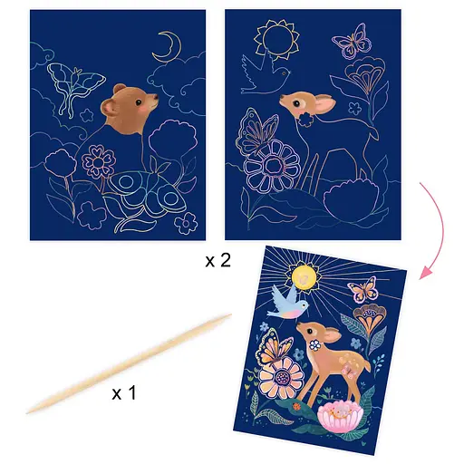 Набір для творчості Djeco Лисичка та друзі (DJ09329) - фото 7