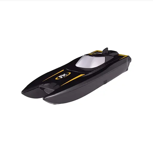 Катер на радіокеруванні TKKJ Boat H118 швидкість 10 км/год (Чорний) - фото 1