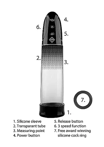 Вакуумна помпа Pumped Luv Pump, 30,5 см (чорний) - фото 7