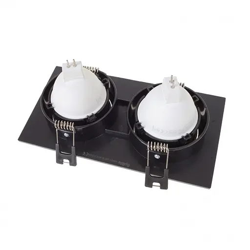 Світильник точковий Brille HDL-DT 95/2 GU5.3 BK MR16 36-439 - фото 3