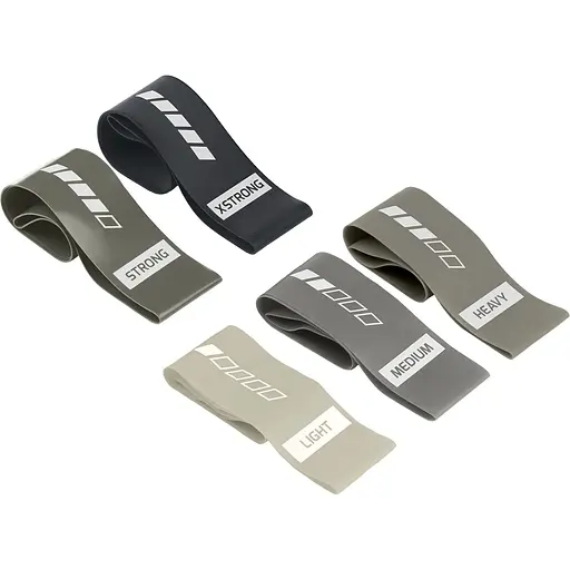 Набор резинок для фитнеса Gymtek 0,5-30кг серый - фото 10