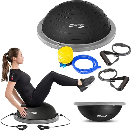 Балансировочная полусфера Hop-Sport HS-L058 черная - фото 2
