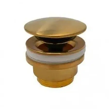 Донний клапан Paffoni click-clack honey gold brushed ZSCA050HGSP, Золотий - фото 1