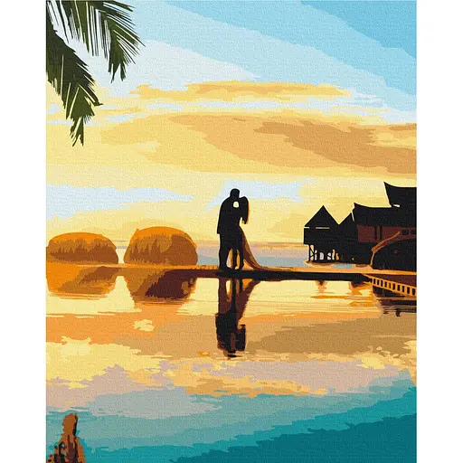 Картина по номерам Восход любви Brushme 40x50 см разноцветная 000276682