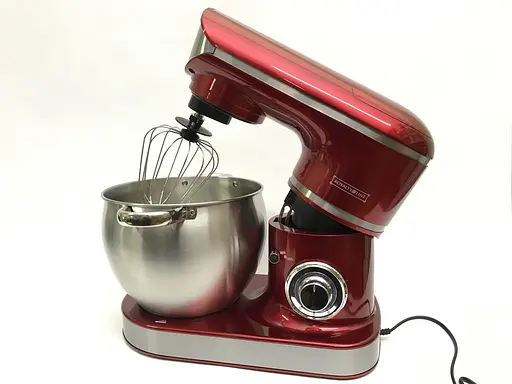 Кухонный комбайн тестомес блендер 3 в 1 Royalty Line RL-PKM-2200 Red - фото 5