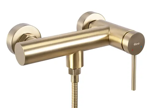 Смеситель для душа Rea Clif brushed gold REA-B4243 Золотой - фото 3
