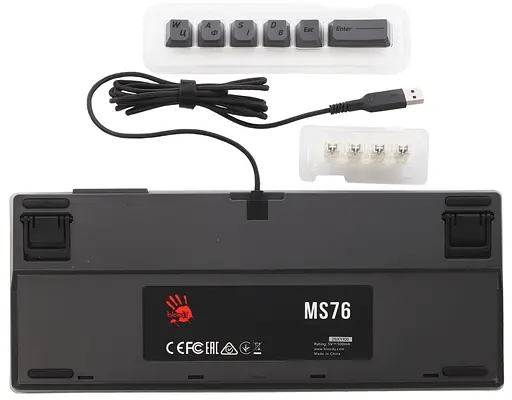 Клавіатура Bloody MS76 Magnetic Iron Grey (MS76 (Iron Grey)) - фото 7