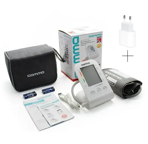 Тонометр Gamma Control 4Gen Type-C + мережевий адаптер автоматичний на плече - фото 6
