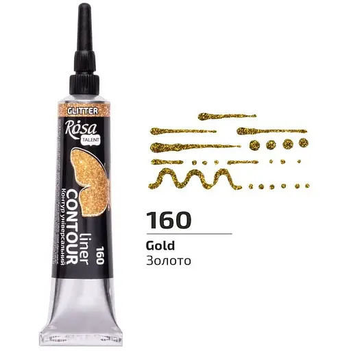 Контур універсальний Rosa Talent глітер 20 мл - фото 1