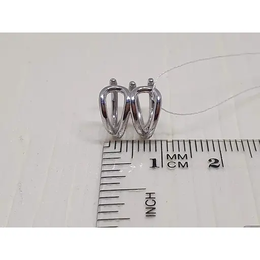 Серебряная серьга-кафф Астор на хеликс. 9132422Р - фото 4