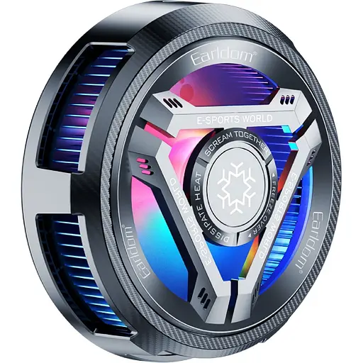 Кулер для смартфона Earldom ET-F13 Black [135084]